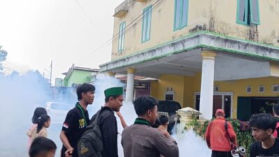 Kegiatan Fogging HMI Cabang Lubuklinggau Mendapat Dukungan Positif Dari Masyarakat, Rinaldi : Sebagai insan pengabdi, kami merindukan berada di tengah-tengah masyarakat