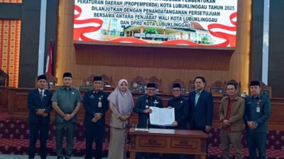 Sidang Paripurna DPRD Lubuklinggau Setujui 8 Raperda Inisiatif dan 7 Perda Eksekutif